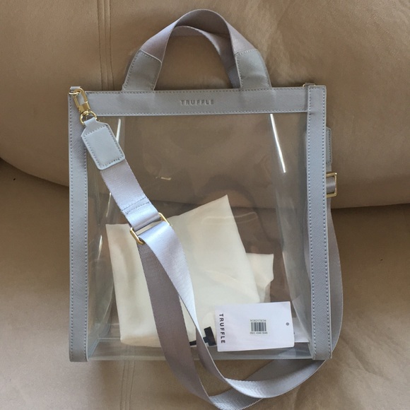 Truffle Handbags - Truffle Clarity Tote in “Dove Grey”